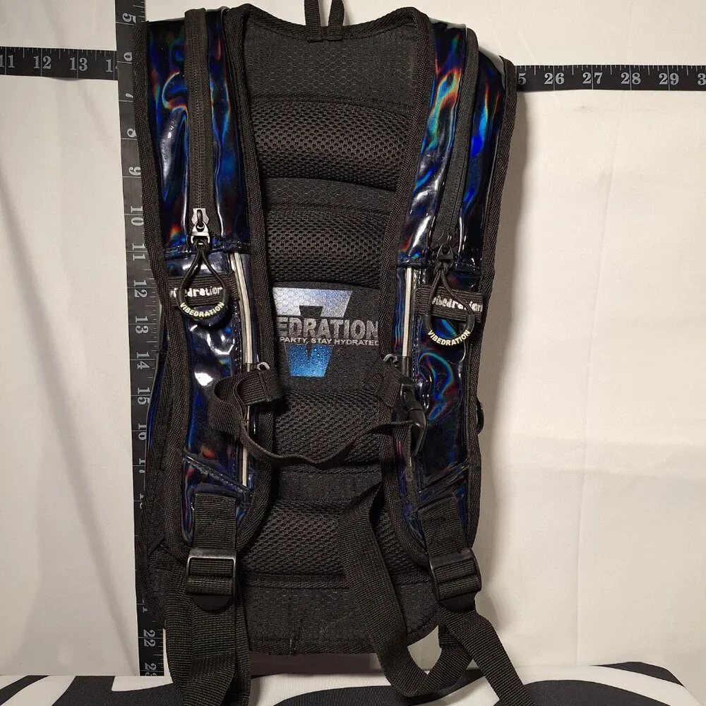 Vibedration Hydration Backpack w/o bladder - Holographic - Black - Used